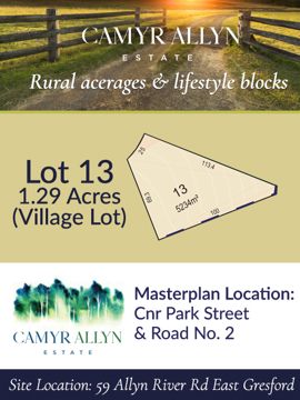 Lot 13 - Camyr Allyn Estate